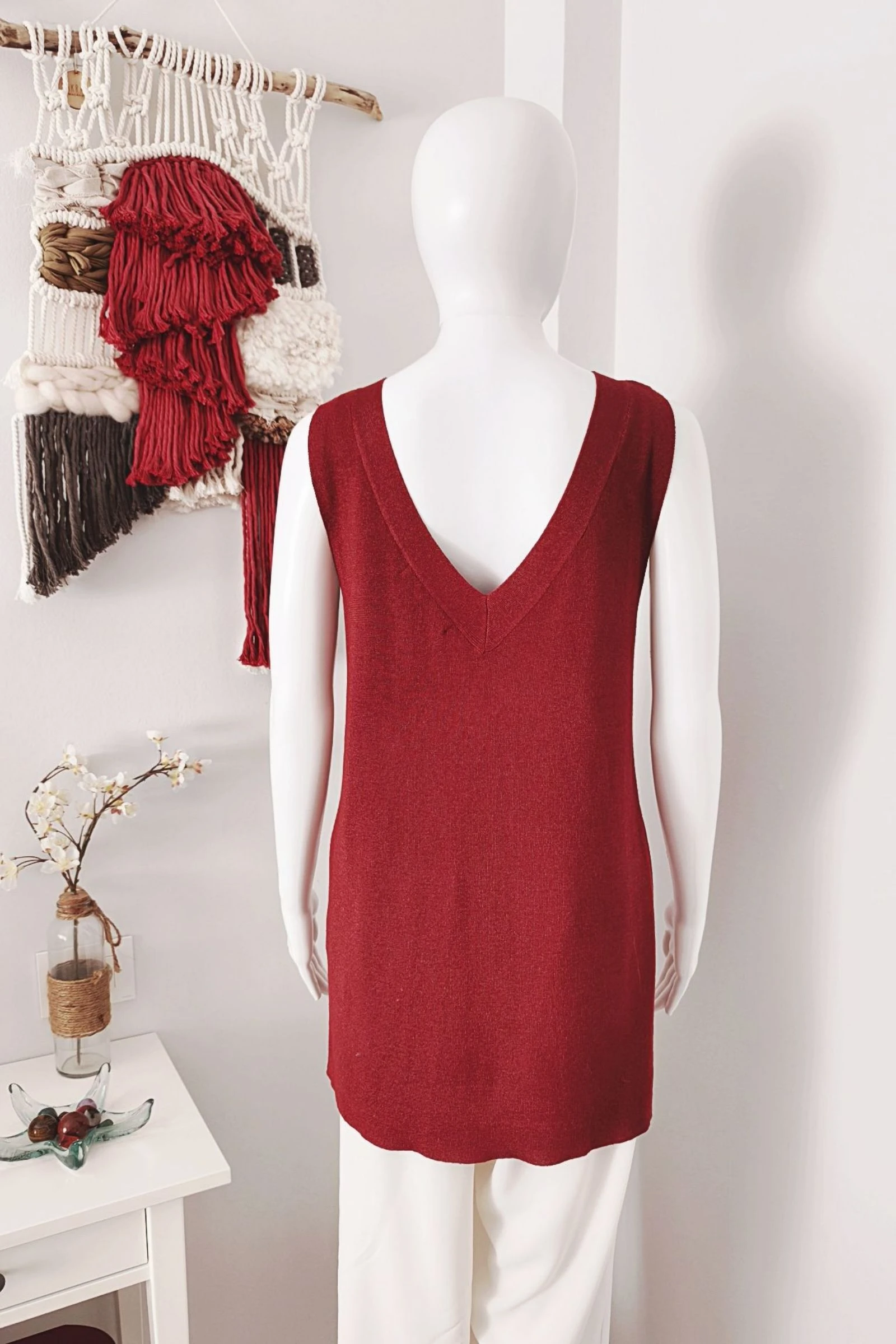 Maxi vest / Lange gebreide top van Sfera Collection – photo 3